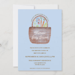 Invitación para Baby Shower de Mercado de Granjero