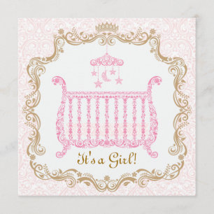 Invitación para Baby Shower de Niña