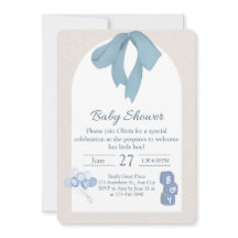 Invitación para Baby Shower de Niño