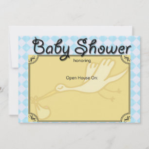 invitación para baby shower de niño