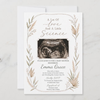 Invitación para Baby Shower de Nuestra Pequeña Cal