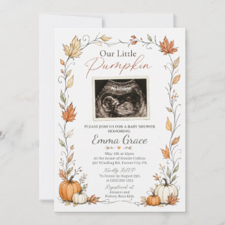 Invitación para Baby Shower de Nuestra Pequeña Cal
