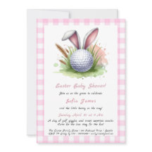Invitación para Baby Shower de Pascua