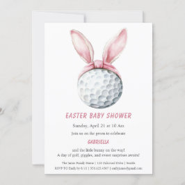 Invitación para Baby Shower de Pascua