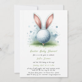 Invitación para Baby Shower de Pascua