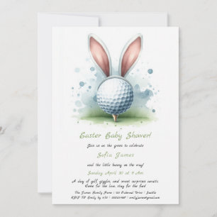 Invitación para Baby Shower de Pascua