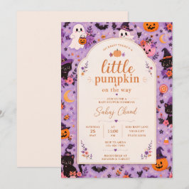 Invitación para Baby Shower de Pequeña Calabaza