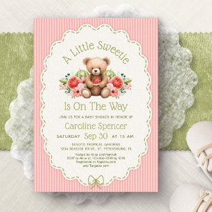 Invitación para Baby Shower de Sandía Little Sweet