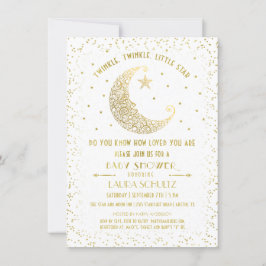 Invitación para Baby Shower de Twinkle Twinkle Lit