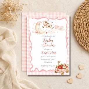 Invitación para Baby Shower de Vaquera Pequeña con