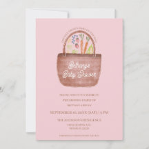 Invitación para Baby Shower en el Mercado de Granj