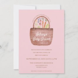 Invitación para Baby Shower en el Mercado de Granj