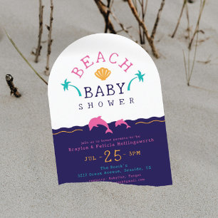 Invitación para Baby Shower Escena de Océano en la