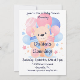 Invitación para Baby Shower 'Haz de Alegría'