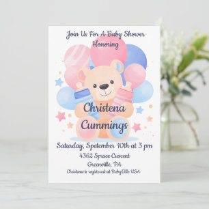 Invitación para Baby Shower 'Haz de Alegría'