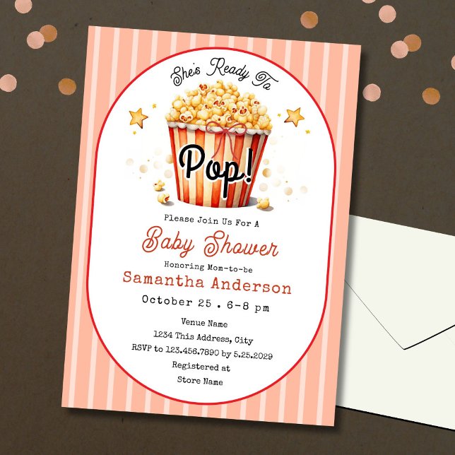 Invitación para Baby Shower 'Listo para Estallar'  (Subido por el creador)