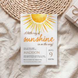 Invitación para baby shower Little Ray Of Sunshine