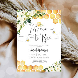 Invitación para Baby Shower 'Mama to Bee'