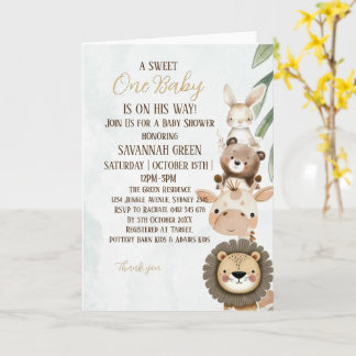 Invitación para Baby Shower Nuestra Pequeña Criatu