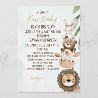 Invitación para Baby Shower Nuestro Pequeño