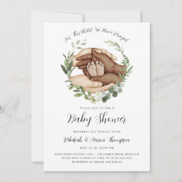 Invitación para Baby Shower 'Por este hijo hemos o