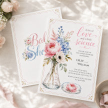 Invitación para baby shower que destaca el viaje d