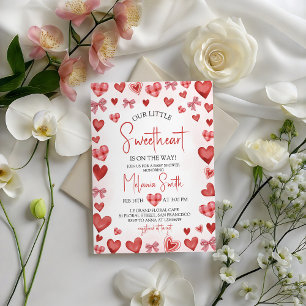 Invitación para Baby Shower Sweetheart