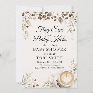 Invitación para Baby Shower 'Tragos Pequeños y Pat