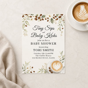 Invitación para Baby Shower 'Tragos Pequeños y Pat