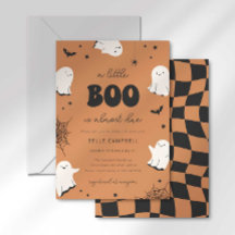 Invitación para Baby Shower "Un pequeño fantasma e
