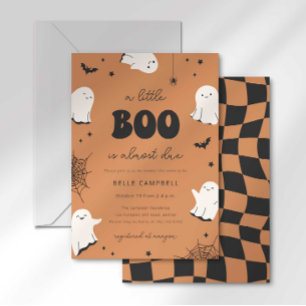 Invitación para Baby Shower "Un pequeño fantasma e