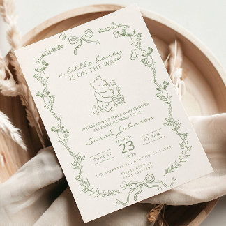 Invitación para Baby Shower 'Un Poco de Miel Está