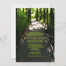 Invitación para Bar Mitzvah de Journey Watercolor 