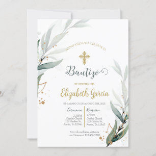 Invitación para bautismo