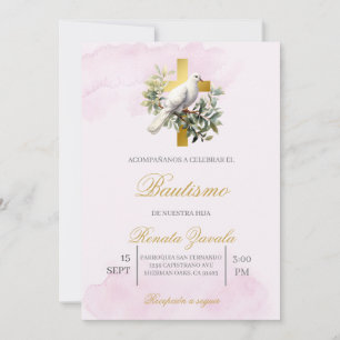 Invitación para bautismo