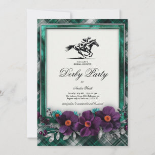 Invitación para Brunch de Regalo de Boda del Derby