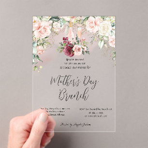 Invitación para Brunch del Día de la Madre con Vin