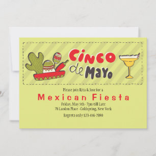 Invitación para celebrar el Cinco de Mayo