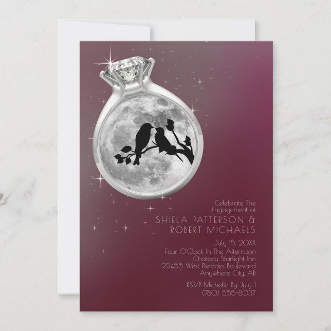 Invitación para Celebrar el Compromiso (Anverso)