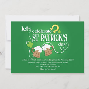 Invitación para Celebrar el Día de San Patricio