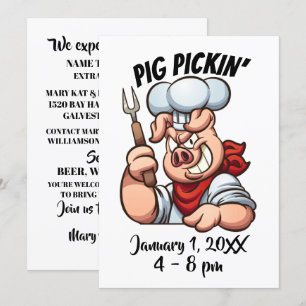 INVITACIÓN PARA COMER CERDO
