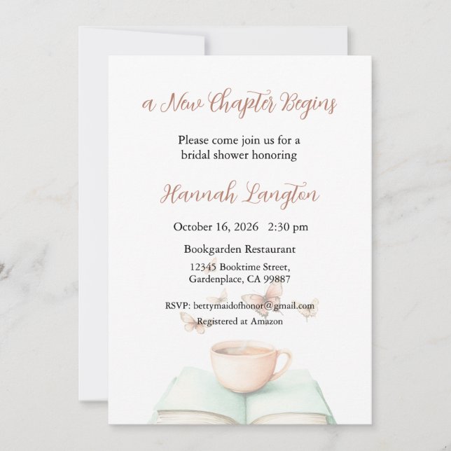 Invitación para Comienzo de un Nuevo Capítulo, Des (Anverso)