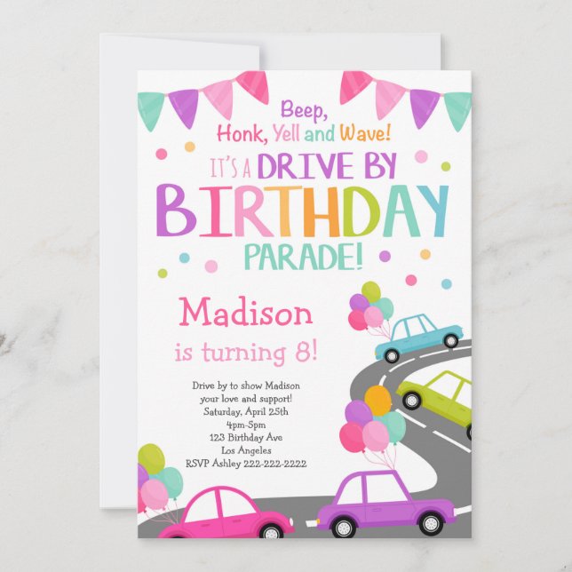 Invitación para conducir, Invitación de cuarentena (Anverso)