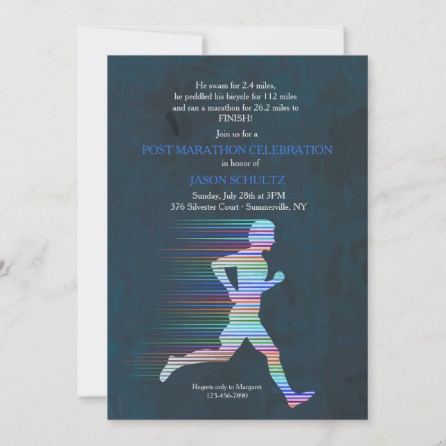 Invitación para Corredor (Anverso)