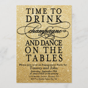 Invitación para CUALQUIER EVENTO - Hora de Beber C
