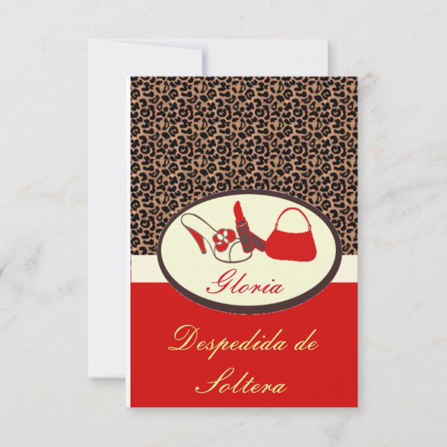 Invitacion para Despedida (Anverso)