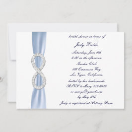 Invitación para Despedida de Soltera Blue Diamond 