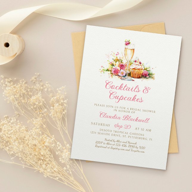 Invitación para Despedida de Soltera con Cupcakes  (Subido por el creador)