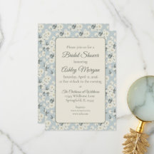 Invitación para Despedida de Soltera con Flores de