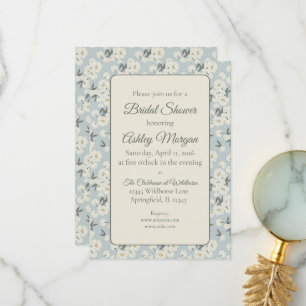 Invitación para Despedida de Soltera con Flores de